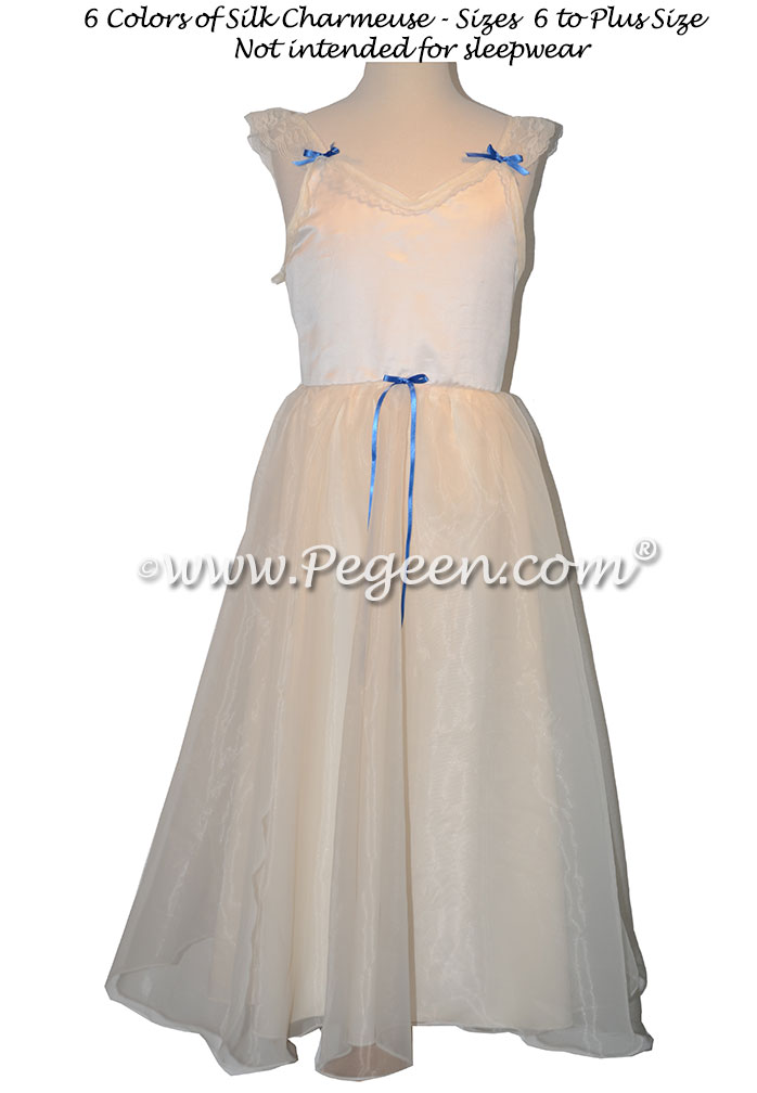 Clara's Nightgown for the Nutcracker Ivory Silk Style 706