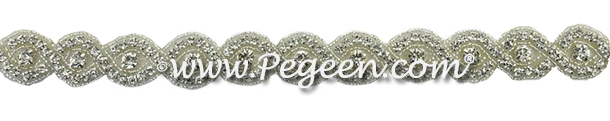 Adding bling in the Pegeen Dress Dreamer