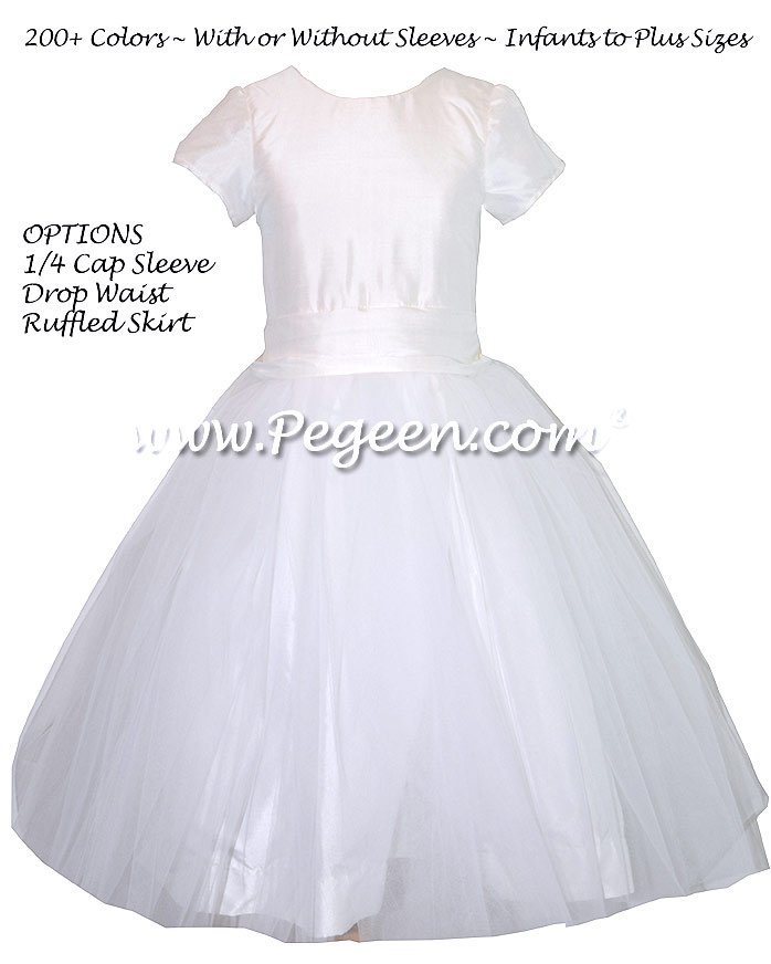 Antique White Custom First Communion Dress Style 356