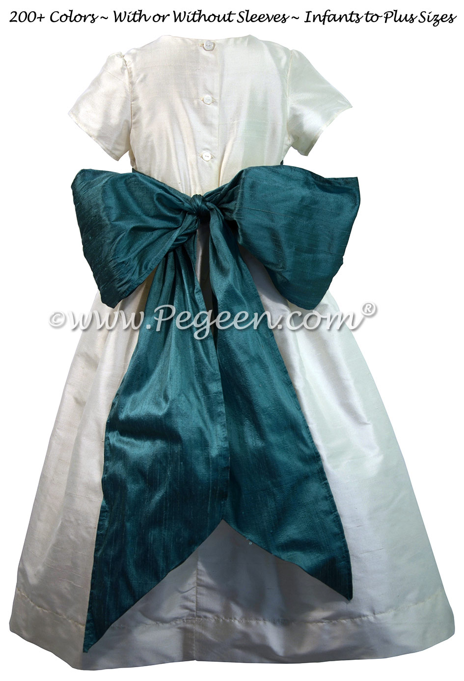 Juniper Custom Silk Flower Girl Dresses