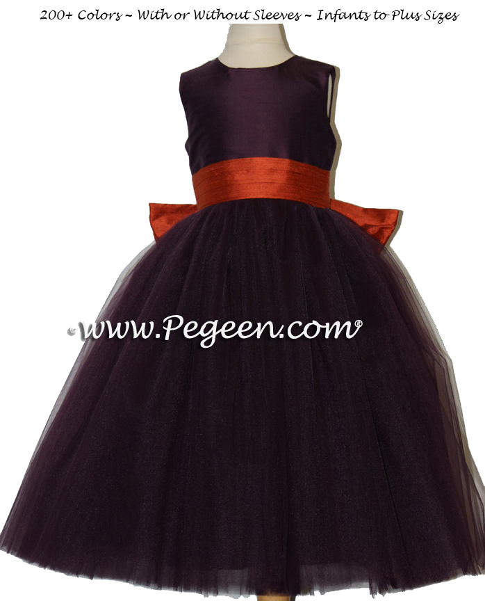 1000 Nights ballerina style FLOWER GIRL DRESSES with layers and layers of tulle