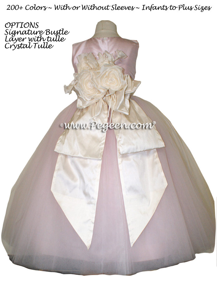 2011 Flower Girl Dress of the Year in Ballet Pink and Bisque