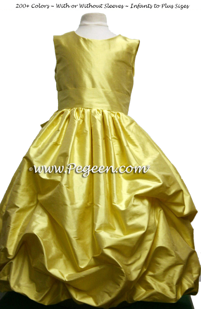 beauty and the beast flower girl dresses