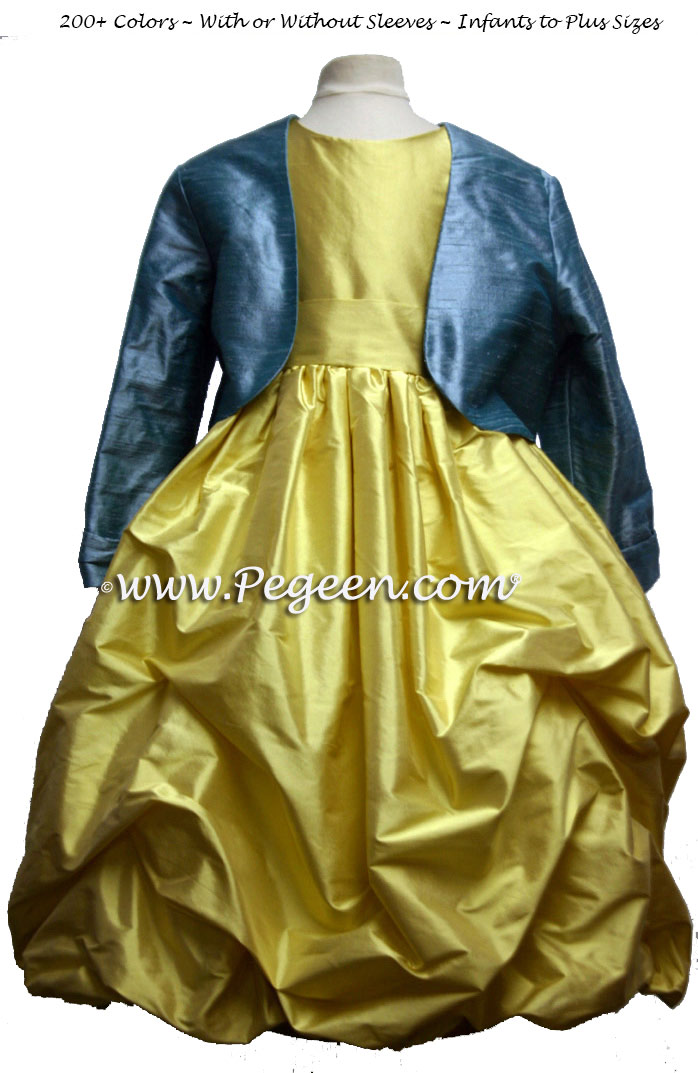 beauty and the beast flower girl dresses