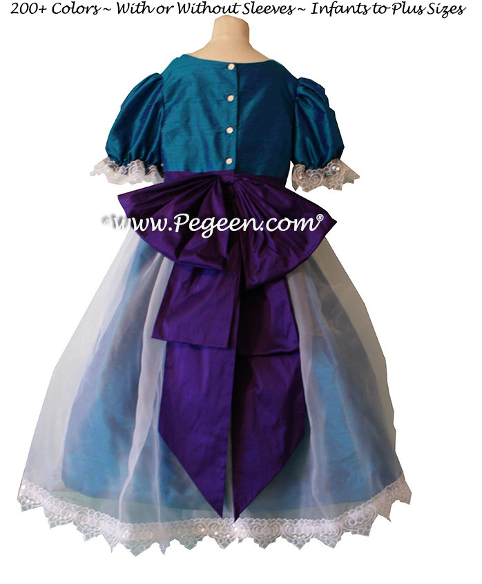 Peacock and Regal Purple Nutcracker Costume for Clara or Party Scene - Style 703