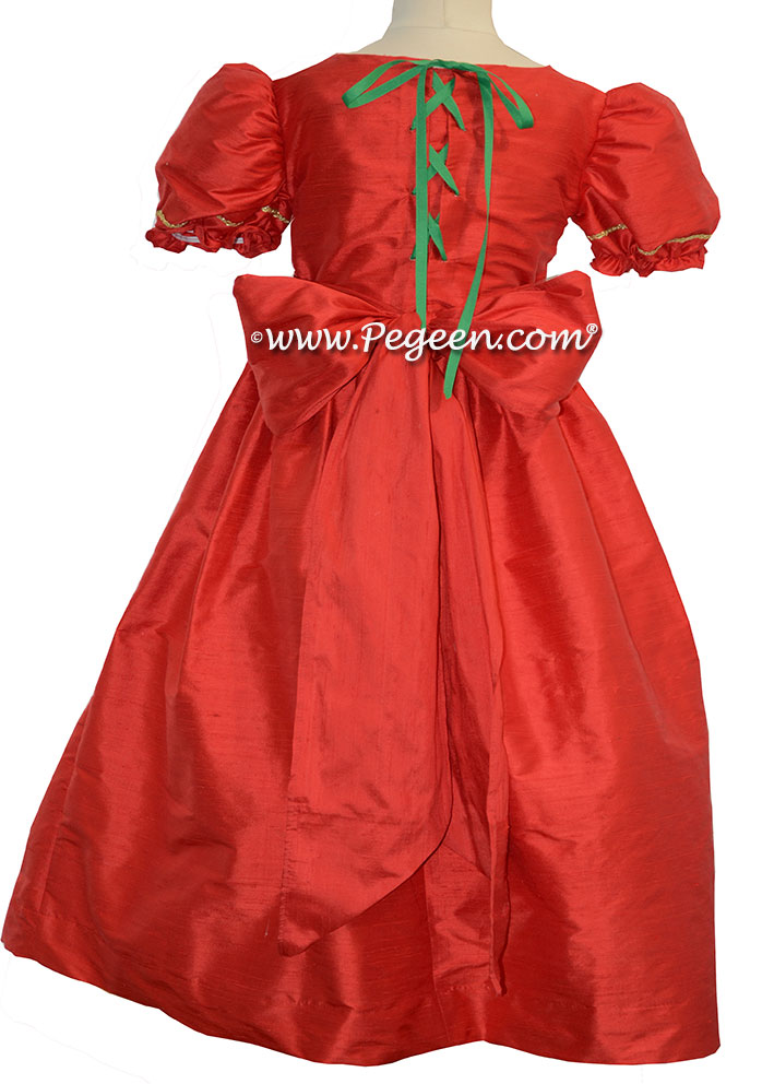 NUTCRACKER PARTY DRESS in Christmas Red for a Nutcracker Performance