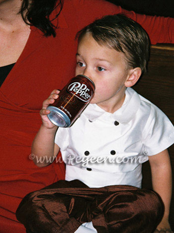 Boy's couture style ring bearer suit