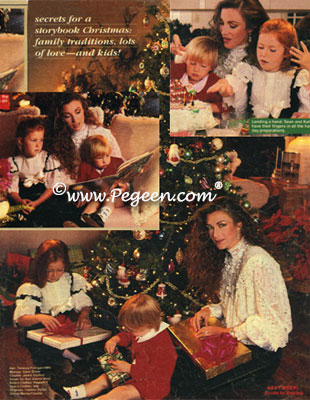 Jane Seymor's Christmas Layout in People Magazine