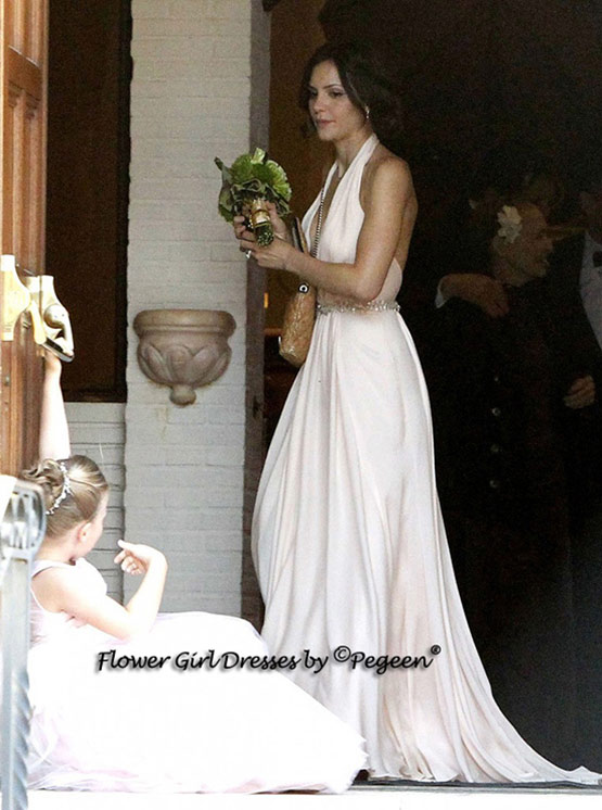 Katharine McPhee sister Adrienna's Wedding - the bride chose for the flower girls Pegeen Couture Style 402