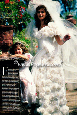 Girl's Pageant Dress shown in Modern Bride