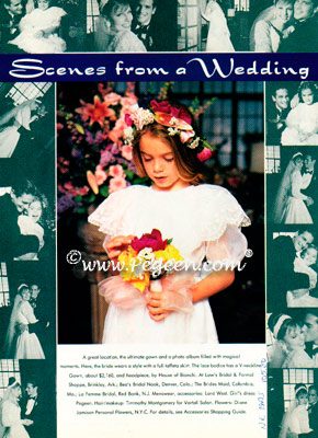Southern Weddings White flower girl dresses