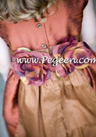 ginger and mountain fall  flower girl dresses