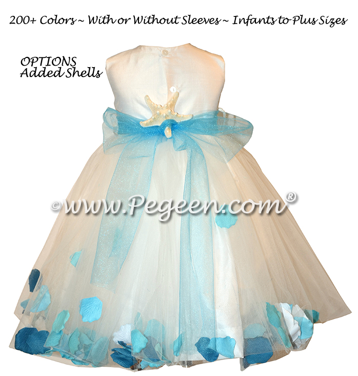 beach flower girl dresses