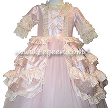 Special Marie Antoinette Silk flower girl dresses used for the Nutcracker