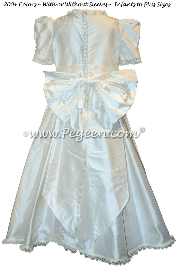 Princess Kate Flower Girl Dress in New Ivory - Style 601