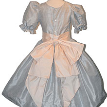 Nutcracker Party Scene Dress in Light Grey and Pink Style 701