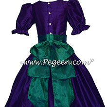 Royal Purple and Holiday Green Nutcracker Dress or Costume