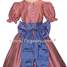 Nutcracker Party Scene Dress in Periwinkle and Pink Style 701