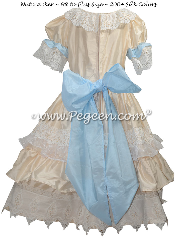 Baby Blue and Creme Nutcracker Dress Style 723