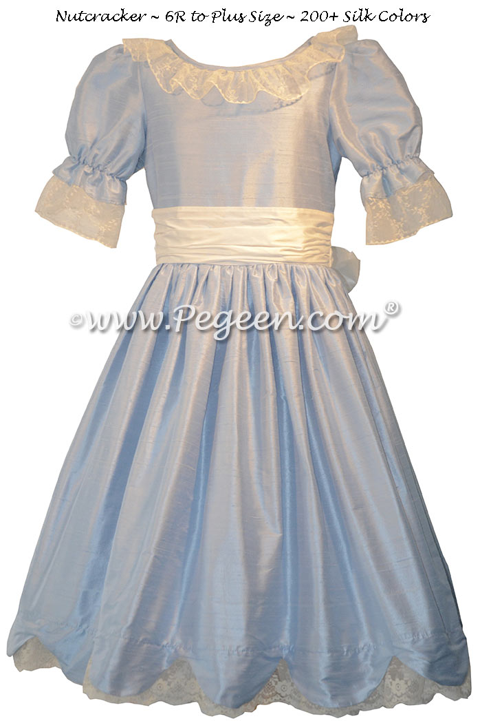 Baby Blue and Creme Nutcracker Dresses Style 724