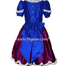 Indigo Blue and Berry (purple) Nutcracker Ballet Party Scene Dresses - Style 725