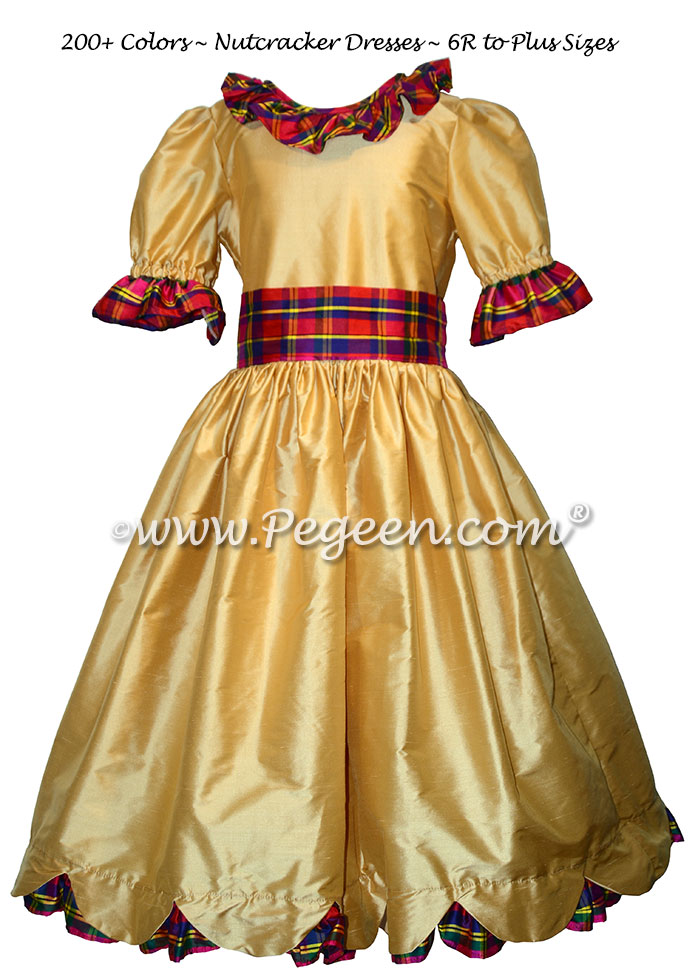 Nutcracker in Red and Gold Nutcracker Dress Style 726 | Pegeen