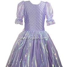 Lilac pintuck silk and organza dress for Clara in The Nutcracker