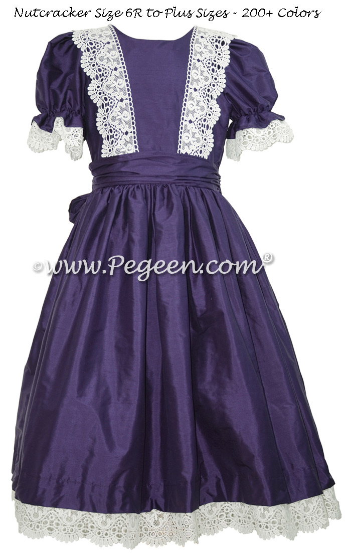 Royal Purple Nutcracker Costume & Party Scene Dress