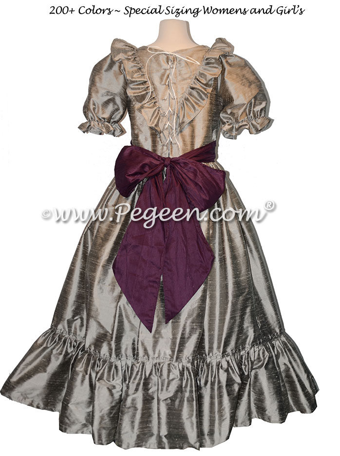 Women's Silver Gray Nutcracker Dress for Party Scene Style 799