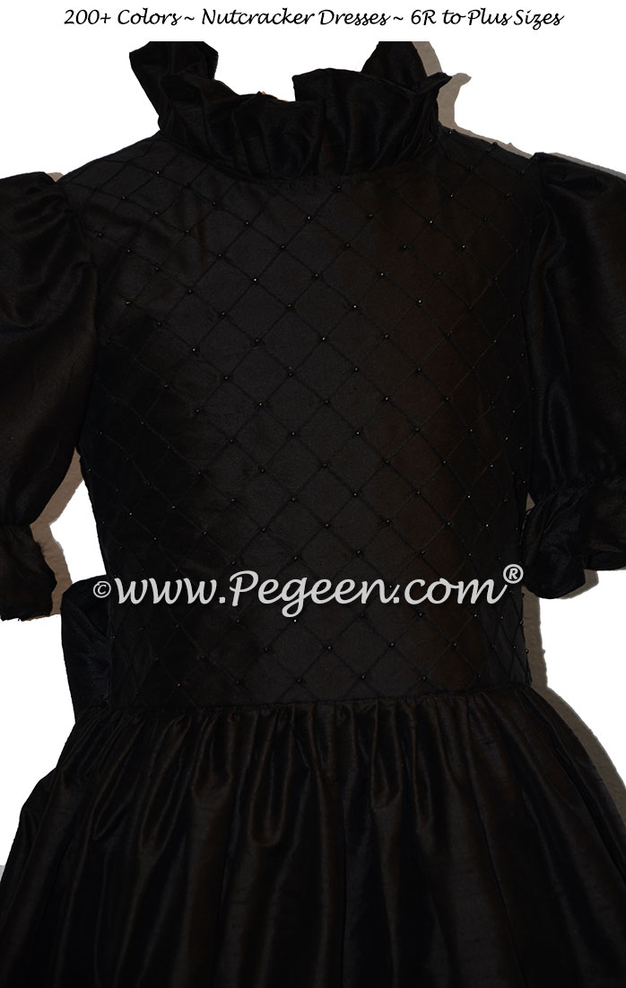 Women's Black Nutcracker Dress for Party Scene Style 799