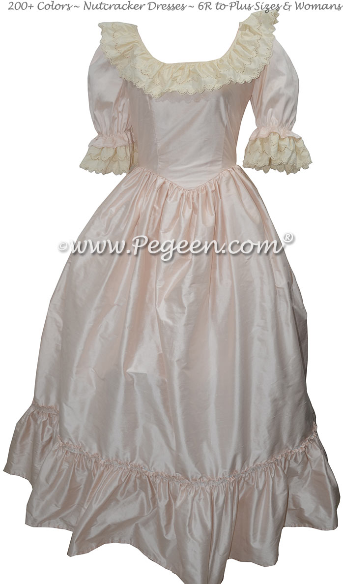 Women's Blush Pink Nutcracker Dress for Party Scene Style 799