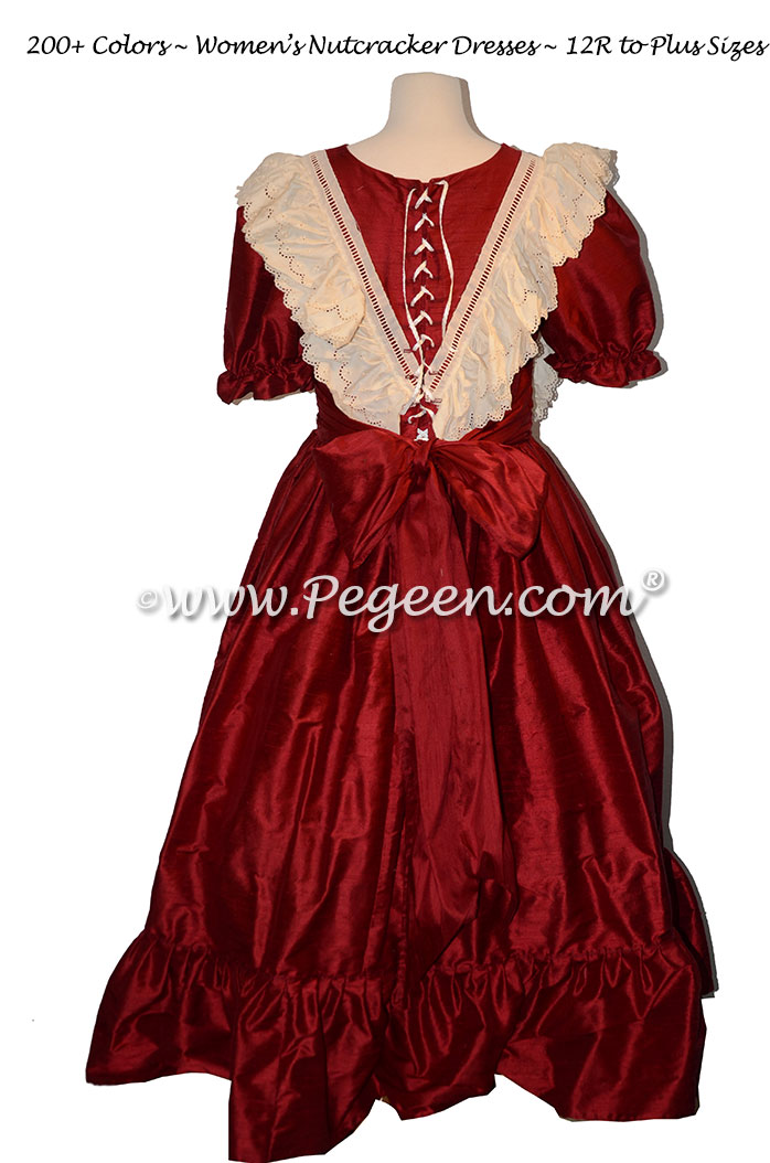 Women's Cranberry Nutcracker Dress for Party Scene Style 799