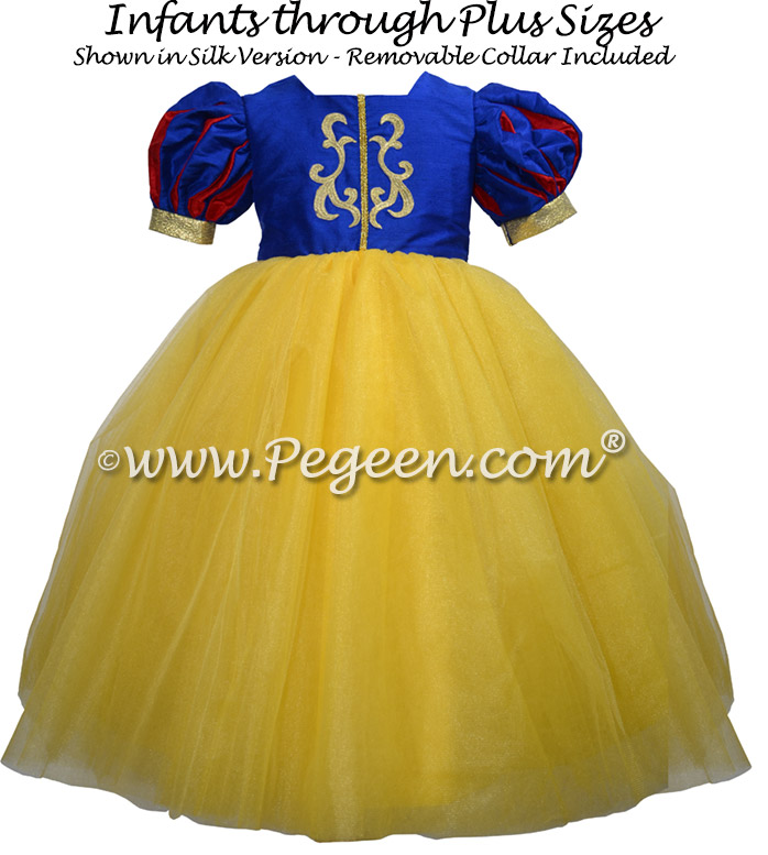 Snow White flower girl dress while visiting Disney World