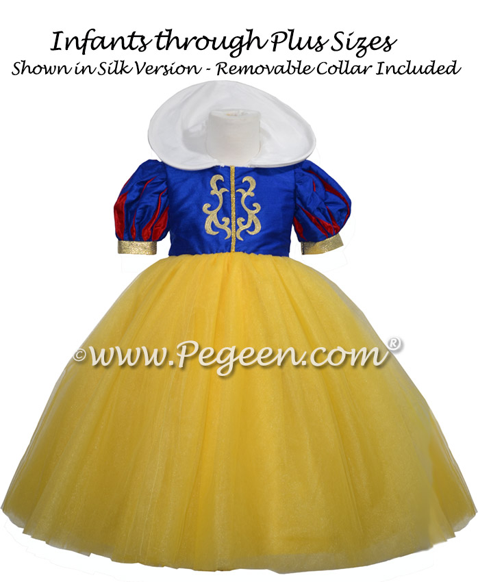 Snow White flower girl dress while visiting Disney World