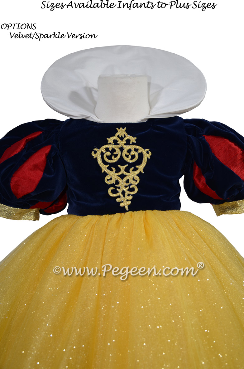 Snow White flower girl dress while visiting Disney World