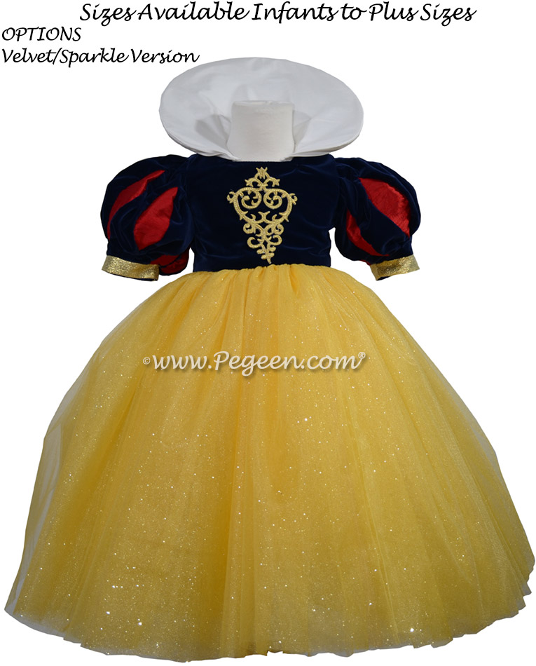 Snow White flower girl dress while visiting Disney World