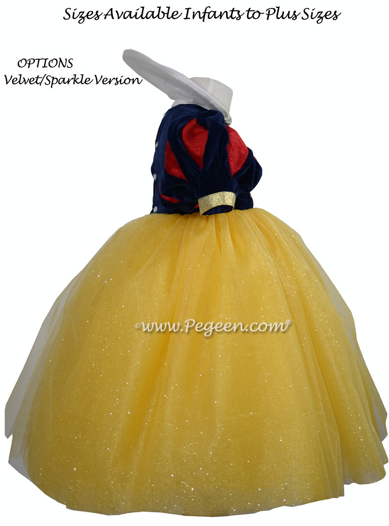 Snow White flower girl dress while visiting Disney World