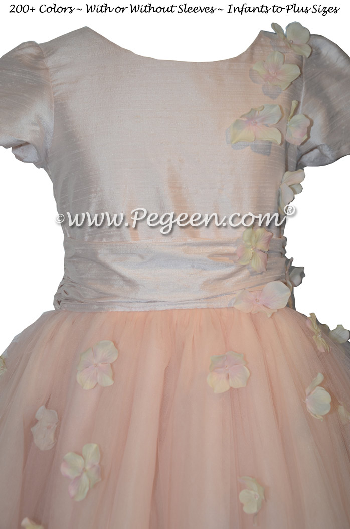 911 Ballet Pink Flower Girl Dress