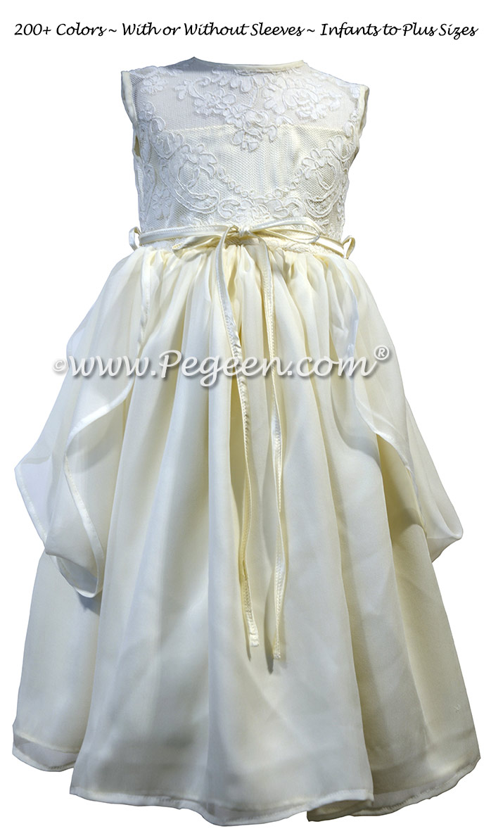 Grecian Styled Flower Girl Dress Style 955