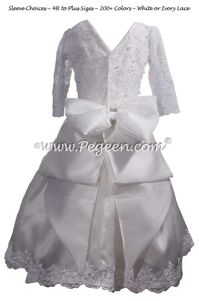 White First Holy Communion Dress Style 961 | Pegeen