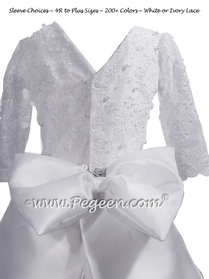 White First Holy Communion Dress Style 961 | Pegeen