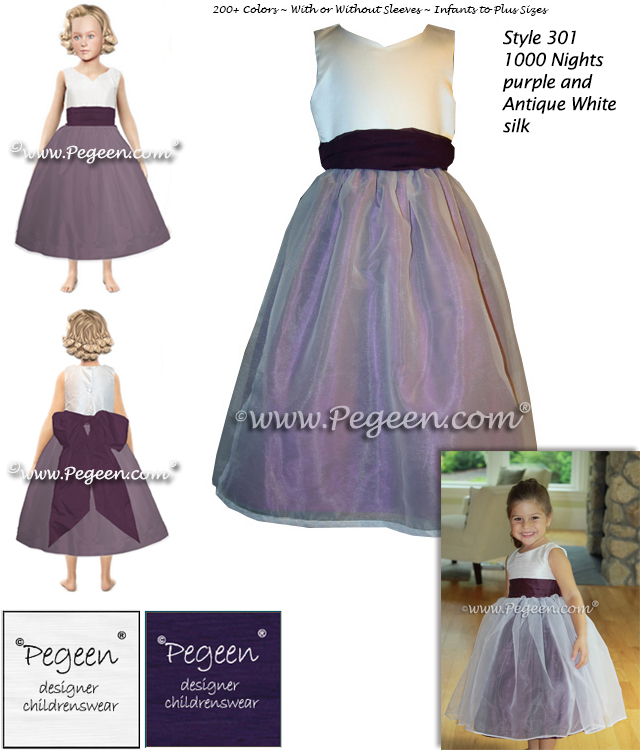 Matching flower girl dress to David's Bridal Lapis