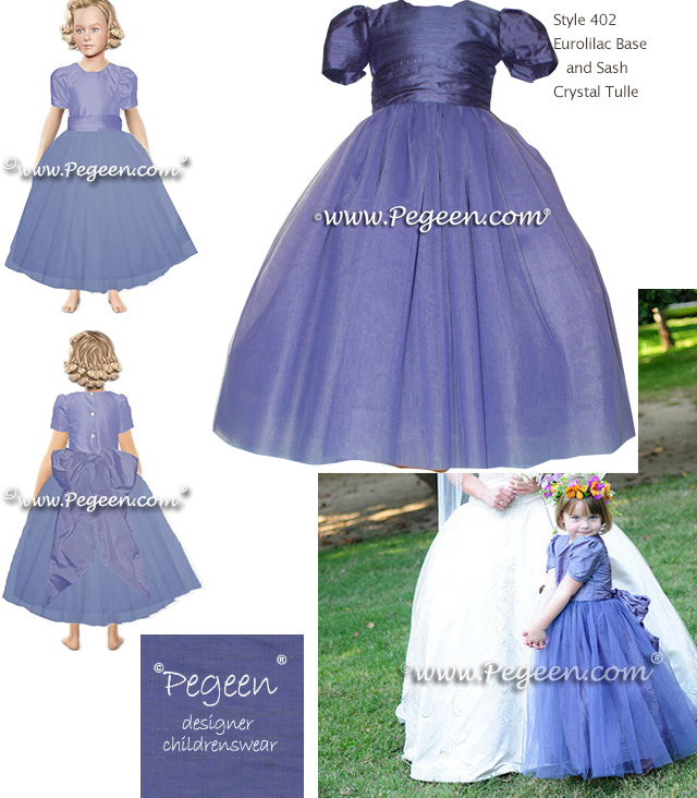 Flower girl dress Style 356 was used for a beautiful European Styled Wedding