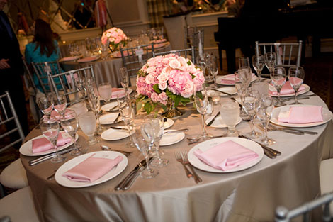 Pink and Ivory Silk flower girl dress of the year for 2009