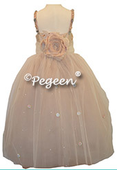 Topaz Silk with Crystals - Our Topaz Fairy Flower Girl Dresses