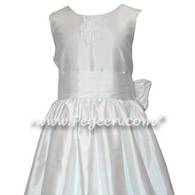 Antique White First Communion Dress Style 318 Monogrammed