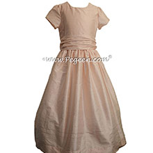 Baby Pink and 1/4 Cap Sleeves  FLOWER GIRL DRESSES Pegeen style 388 for Jr Bridesmaids