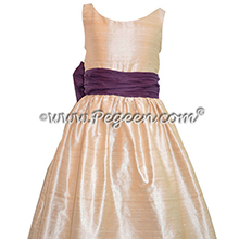 1000 NIGHTS AND BABY PINK JR. BRIDESMAID DRESS STYLE 388 BY PEGEEN