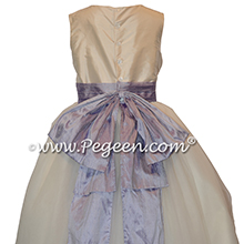 Victorian and New Ivory Silk Flower Girl Dresses from Pegeen Style 402