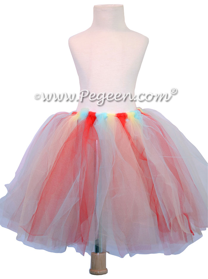 Pacific Breeze and Red Fairy Tulle Girl Dresses Style 901